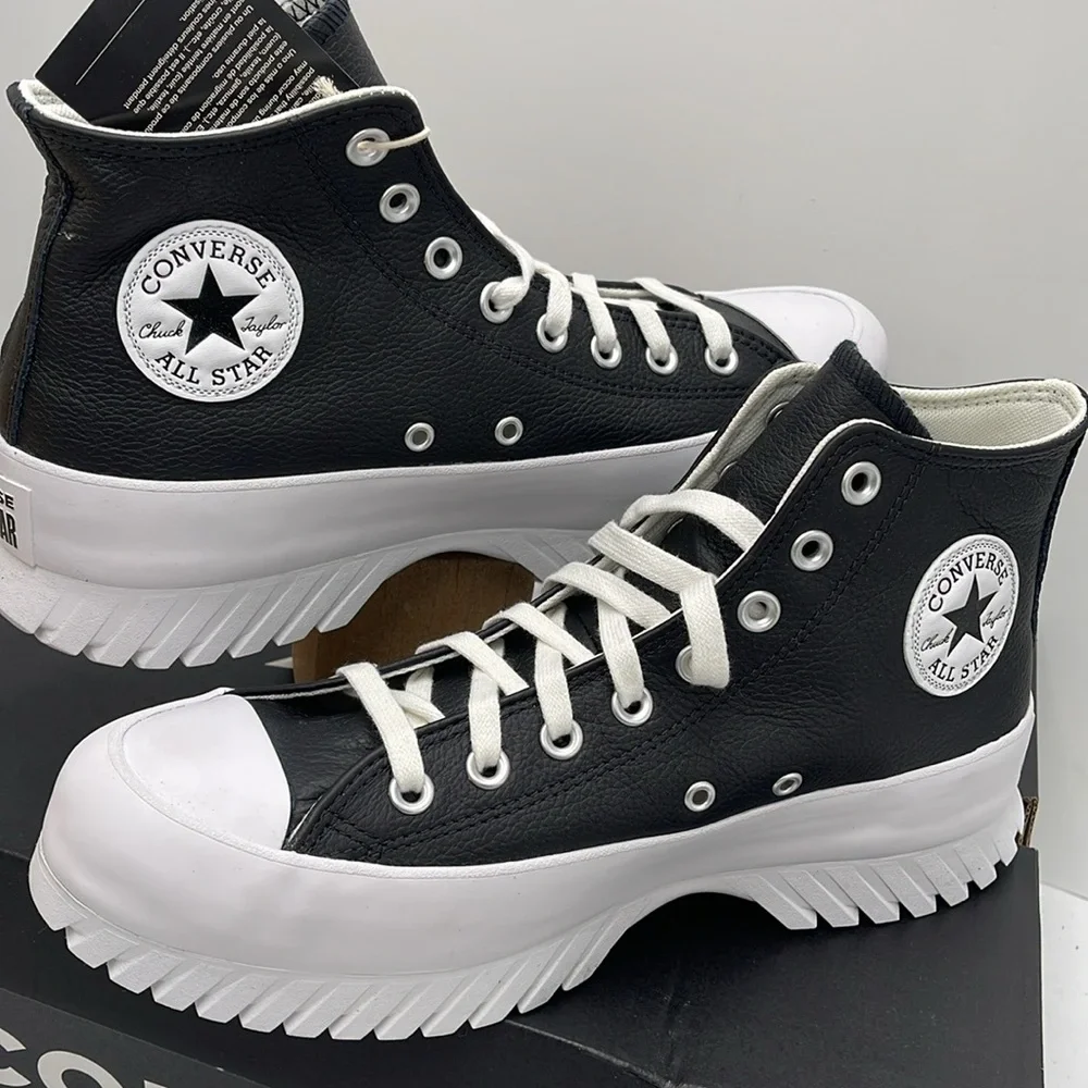Converse WMNS CTAS LUGGED 2.0 HI BLACK/EGRET/WHITE A03704C Paltforms Sn…